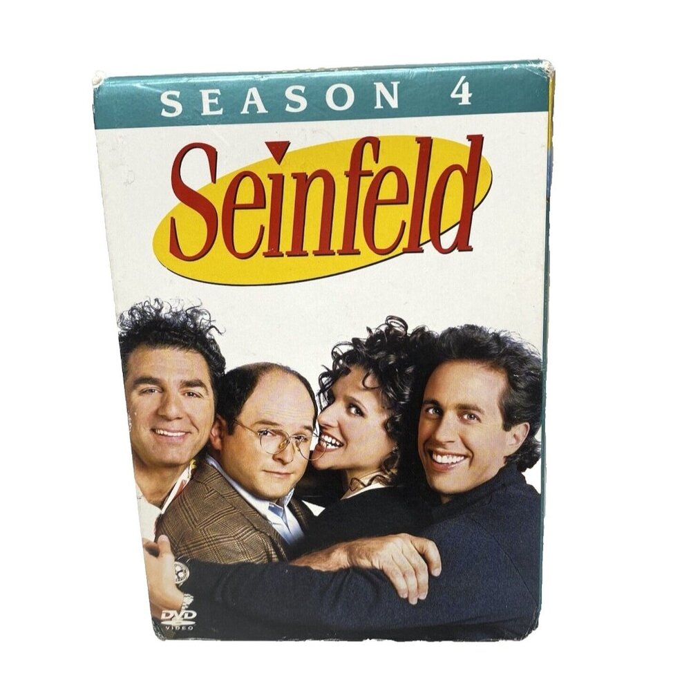 Seinfeld Season 4 DVD Video Collectable with Season Extras, 4 Disc with Covers
